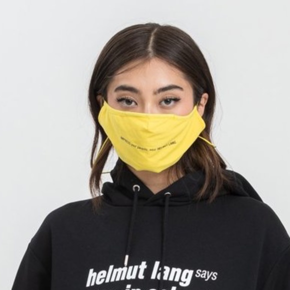 HELMUT LANG IMPRESS MASK - LASER YELLOW - Picture 3 of 3